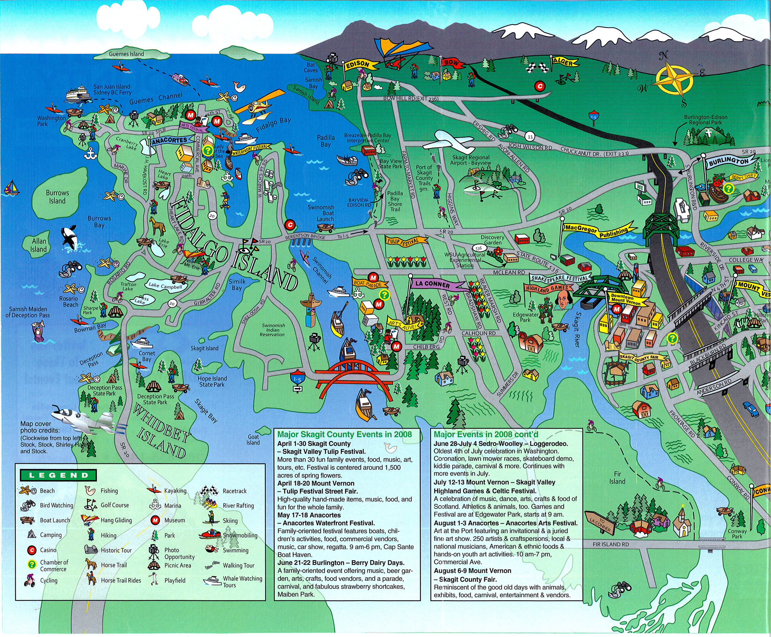 Anacortes Ferry Map